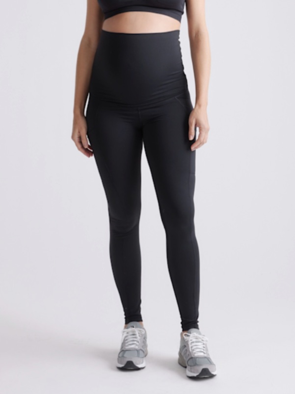 Quince Performance maternity and postpartum leggings